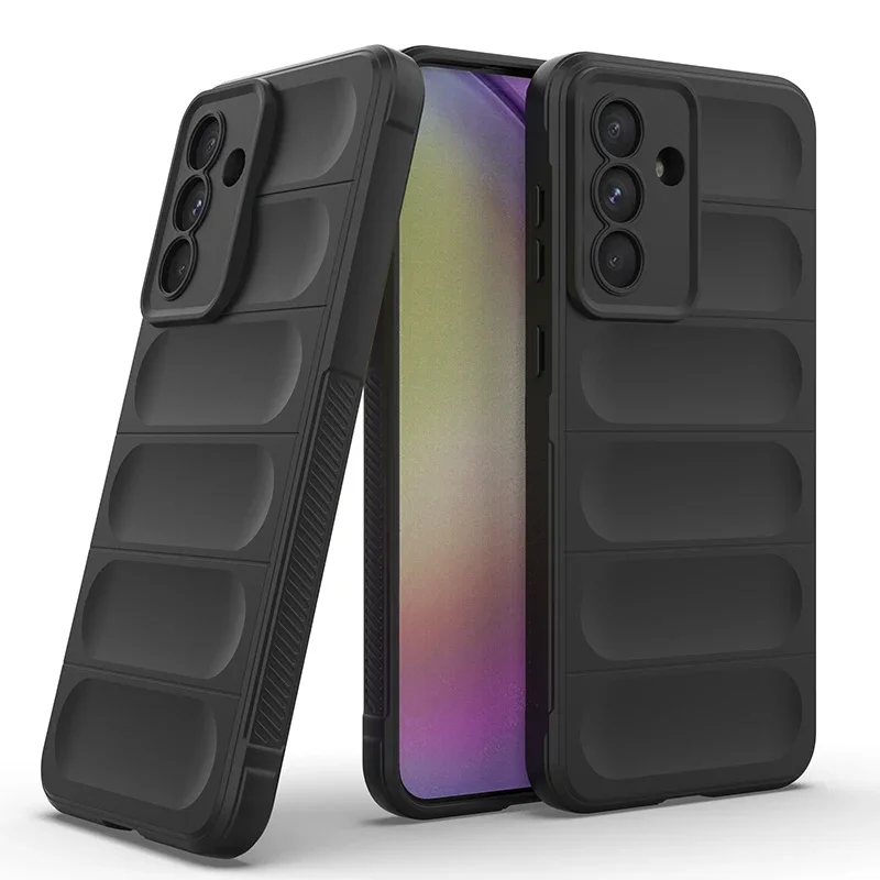 Case For Samsung Galaxy S25 S24 S23 S22 S21 Note 20 Ultra Plus S24FE S23FE S25Edge Luxury Silicone Shockproof Back Cover Coque