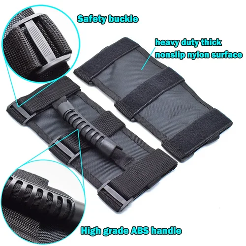 Imagen 2 del producto Para 12-18 JL wrangler wrangler manija de techo reposabrazos de puerta decorar accesorios todoterreno manija de vehículo todoterreno