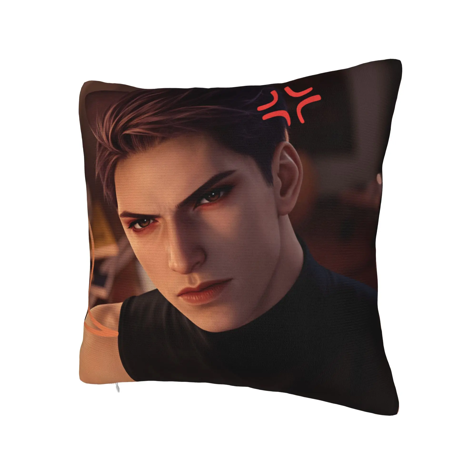 Pillow Cover V-Valko L-Love and Deepspace  Retro Trendy Pillow Case For Sofa Couch Bed Living Room Pillowcases