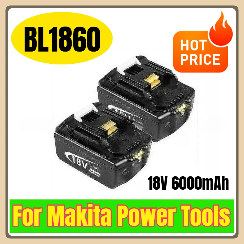 

BL1860 18V 6000mAh Battery Pack for Makita Power Tools