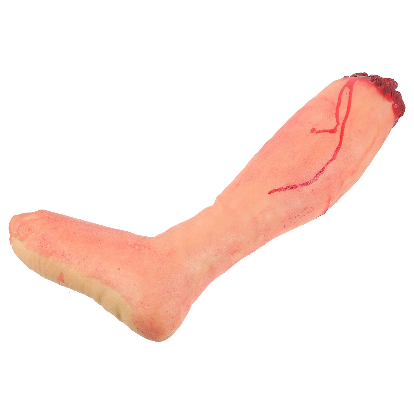 

Broken Limbs Horror Rubber Leg Prop for Halloween Masquerade Carnival Christmas Easter Party Blood Foot Body Part