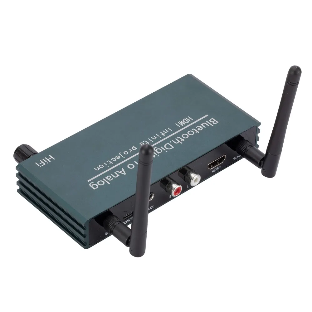 

Беспроводной проектор экрана HDMI Bluetooth приемник волоконно-оптический аудио конвертер совместный экран совместимый с HDMI