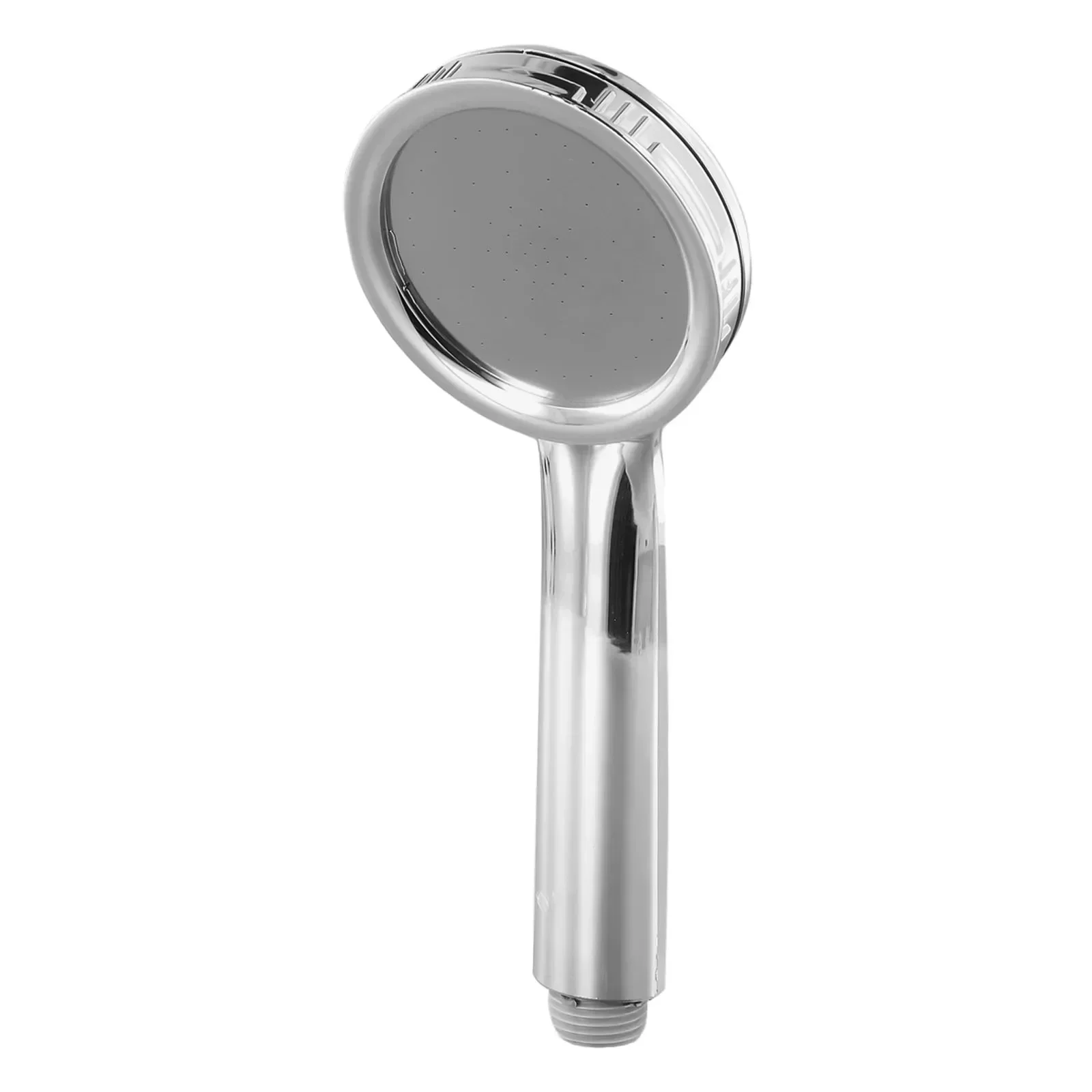 Advanced Internal Structure Silver Handheld Shower Head Provides Strong Pressure and Large Flow Even in Low Flow
