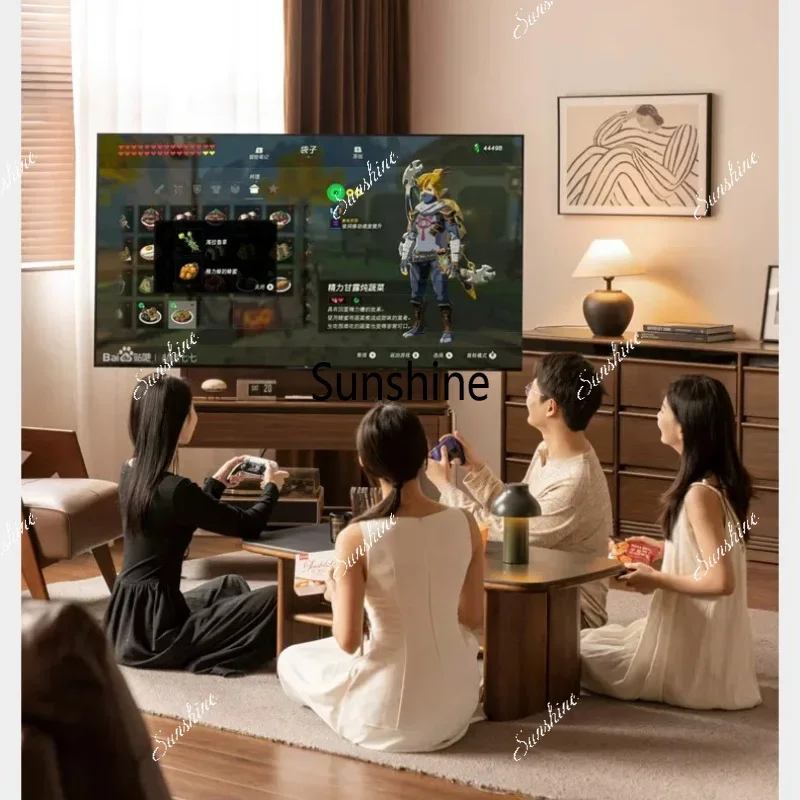 Solid wood TV bracket removable multi-function adjustment TV cabinet hangerTJ