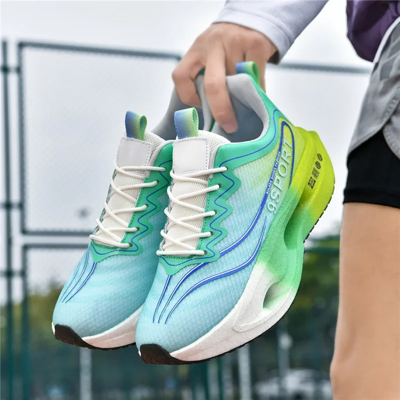 

Men's Fashionable Casual and Comfortable Sports Running Shoes Breathable Fabric Upper Non-Slip and Wear-Resistant Shoes