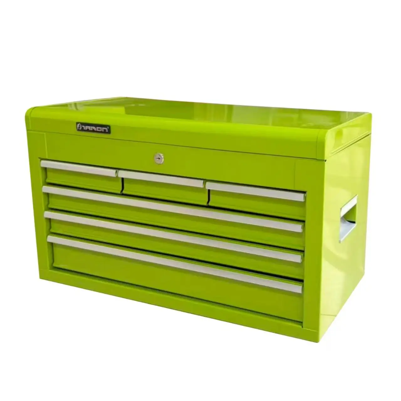 Double Layer Heavy Duty 4 Wheel Tool Cabinet with Handles