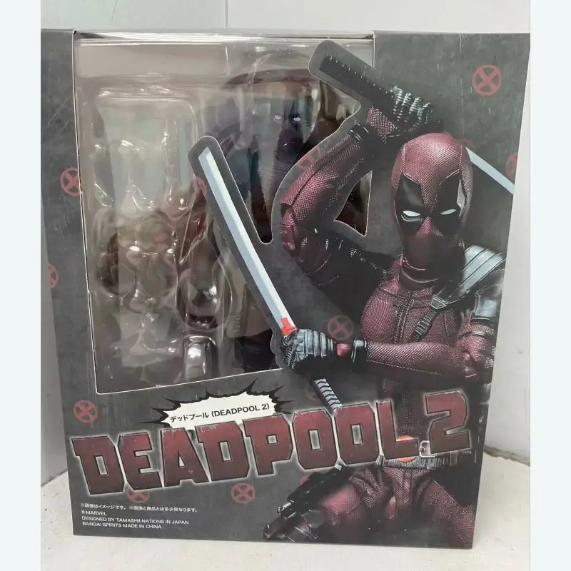 16cm SHF Deadpool 2 Action Figure PVC Superhero Collection Doll Movable Model Toys Joint Movable Dolls Kids Birthday Gift