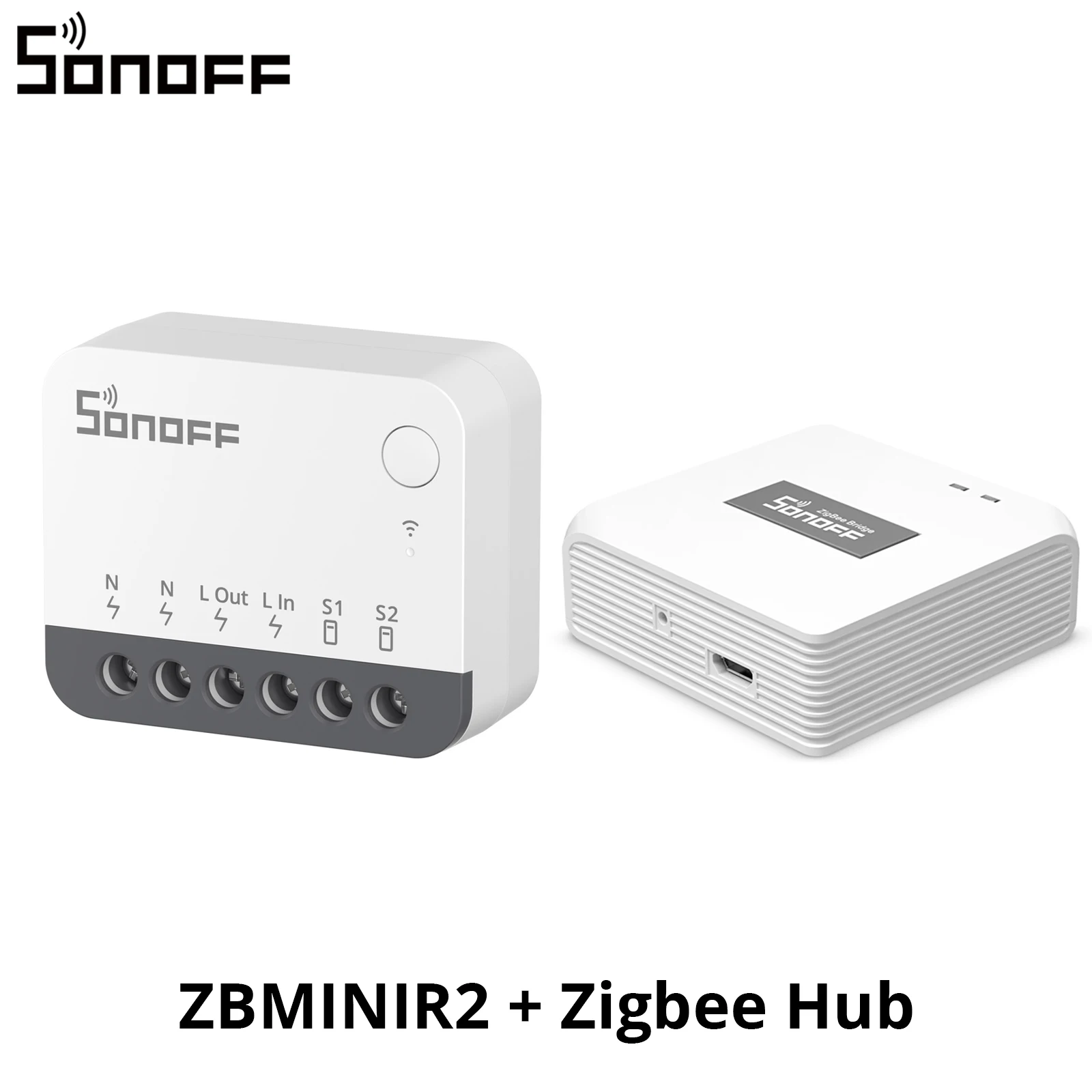 SONOFF ZBMINIR2 Extreme Zigbee Smart Switch, losse relais, externe schakelaar, afstandsbediening via EWeLink, ondersteunt ZBBridge-U Gateway