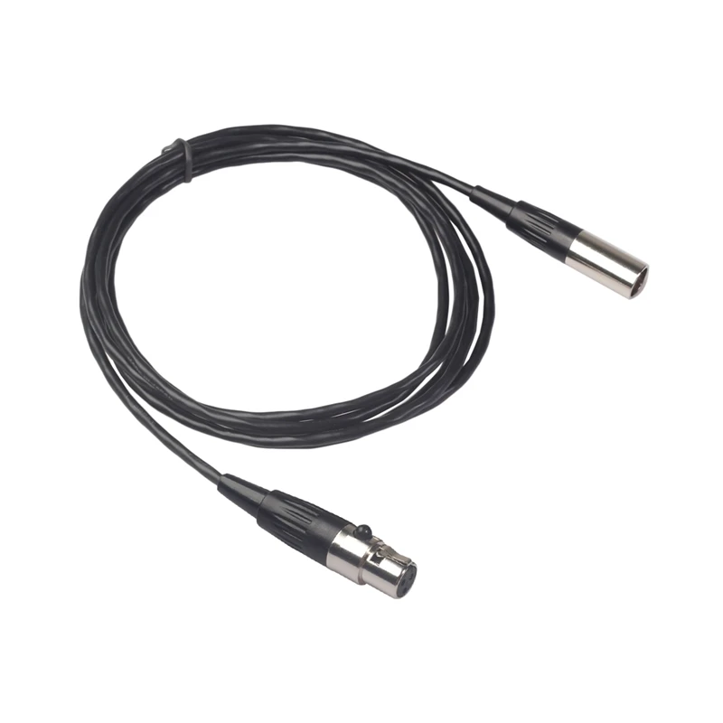 RISE-Mini XLR 3Pin Male To XLR 3Pin Female Audio Cable Aluminum Foil Shielded Wire Audio Cable For Microphone Cameras