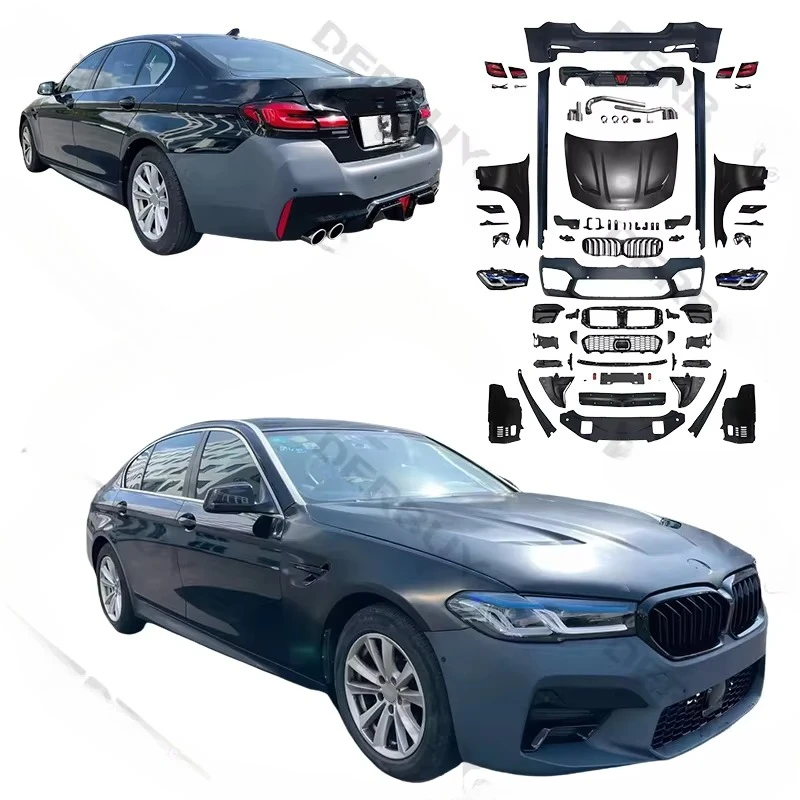 Latest Body Kit for F10 CS Style Body Kit for 5 Series 520i 525i 528i 535i F10 F18 Front Rear Car Bumper M Sports Bodykit