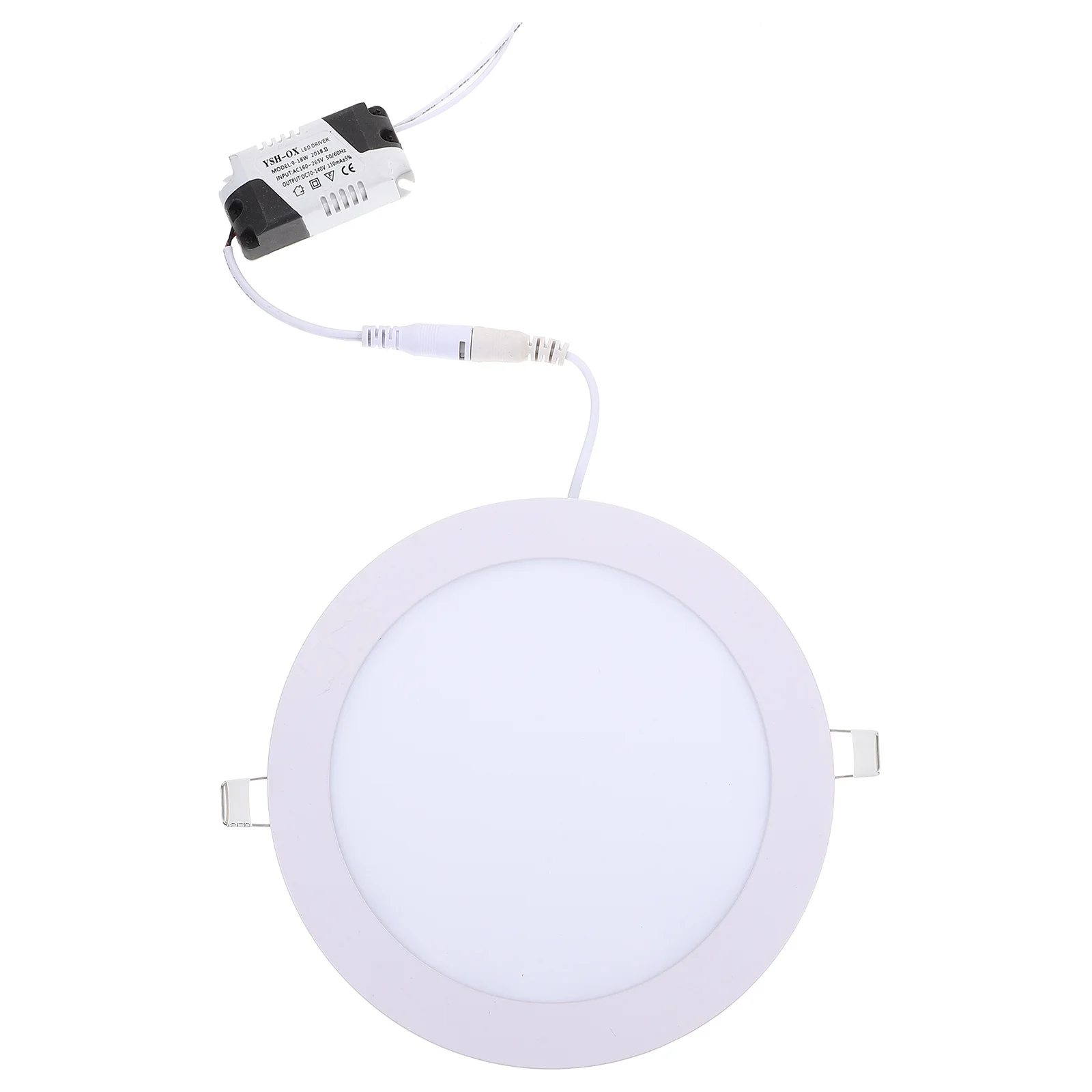 

Ultra Thin Round Embedded LED Downlight Warm Light Recessed Ceiling Light for Bathroom Shower and Home Downlight