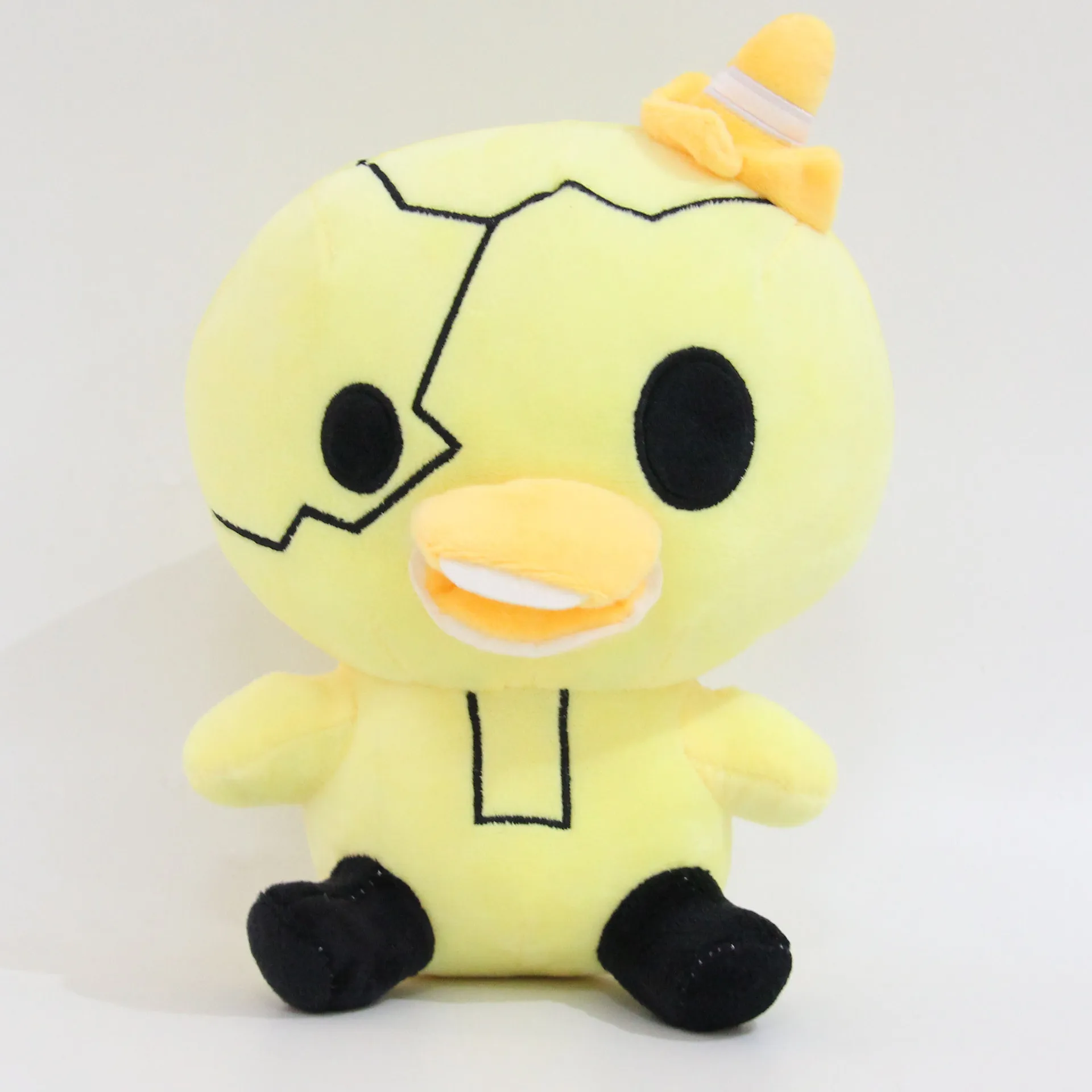 

New Dread Ducky Plush Toys Dark Deception Yellow Duck Plushie Dolls Miraculous Stitch Jouet Enfant Peluche Anime Home Decoration