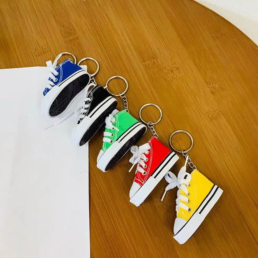Keychain Canvas Motorcycle Kickstand Shoe Mini Cute Motorbike Foot Support Bike Tripod Decor Bike