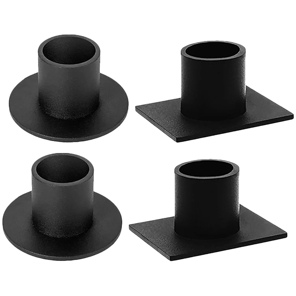 

4Pcs Iron Holders Vintage Metal Tealight Candlestick Wedding Desktop Table Centerpiece Home Decor Party Decoration