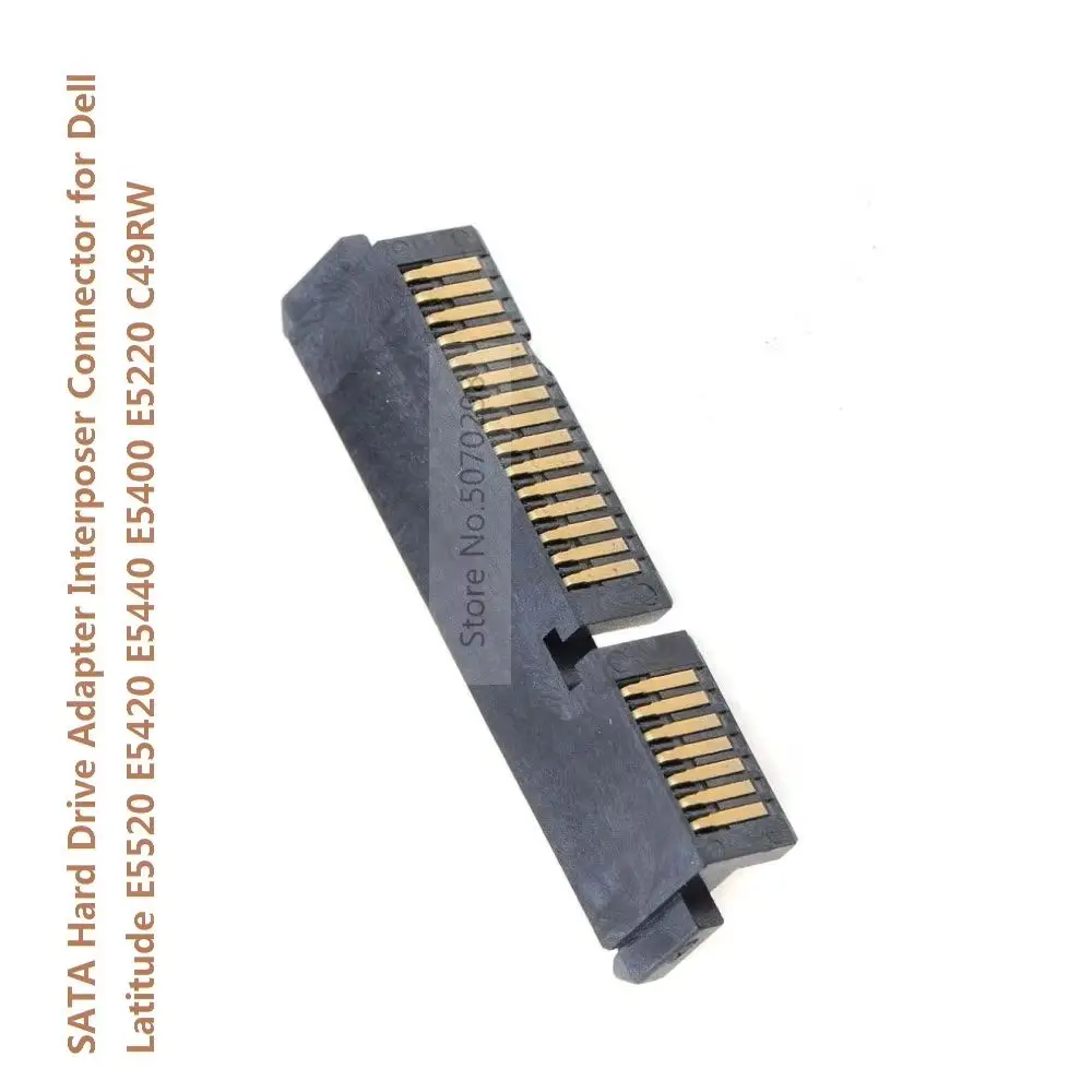 2.5 Inch HDD SSD Hard Drive Caddy Interposer Connector Connecter Adapter for Dell Latitude E5520 E5420 E5440 E5400 E5220 C49RW