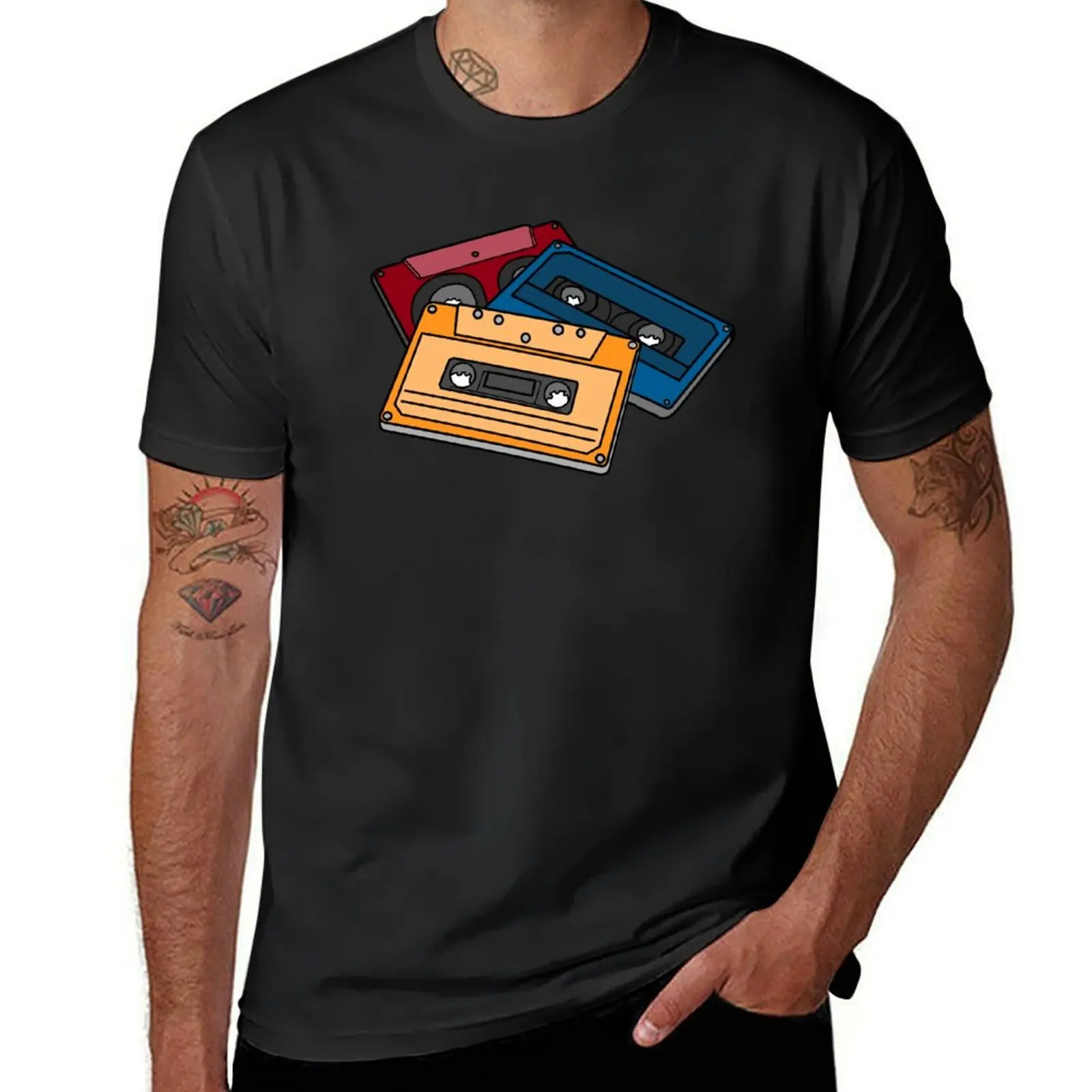 

Cassette Stax Triple Threat Remix T-Shirt vintage summer clothes mens graphic t-shirts hip hop