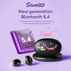 Choice Sanrio YP-74 Bluetooth 5.4 Ohrhörer Stereo Sound Drahtlose Kopfhörer Lange Ausdauer Ohrclip Headsets Kuromi Melody Kitty