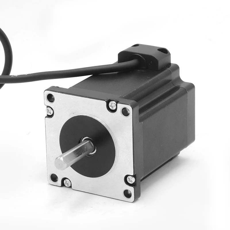 Siheng Factory 60BYGH Nema 24 2 fases 60mm Motor de passo 2A 1.5N.M Torque híbrido para máquina de gravação industrial