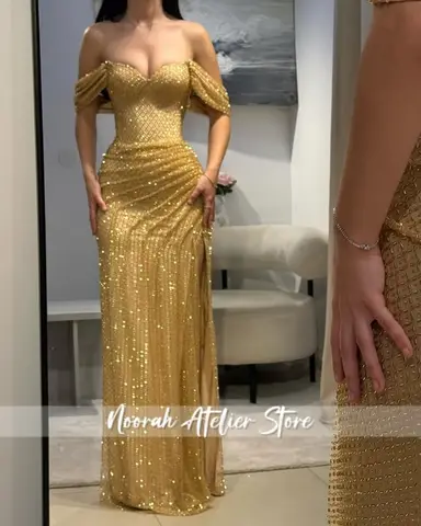 8 best sales gyllene klänning - №7