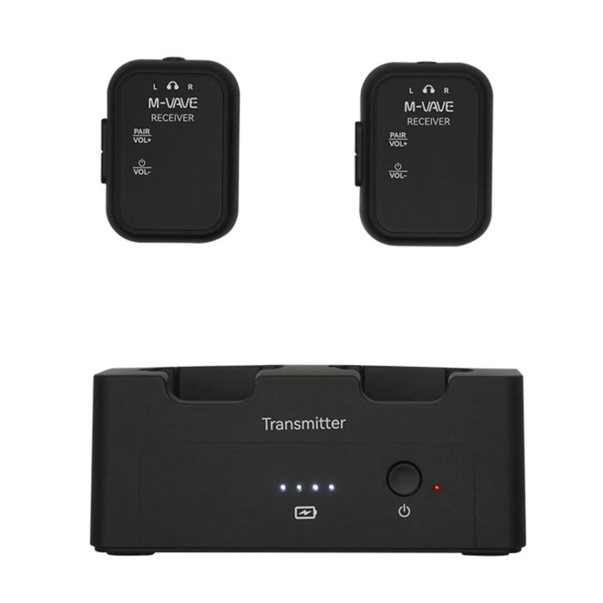جديد M-VAVE WP12 نظام مراقبة إرجاع الأذن اللاسلكي ، جهاز ريسيفر استقبال وإرسال الصوت اللاسلكي المحمول مراقبة لاسلكية إرجاع الأذن