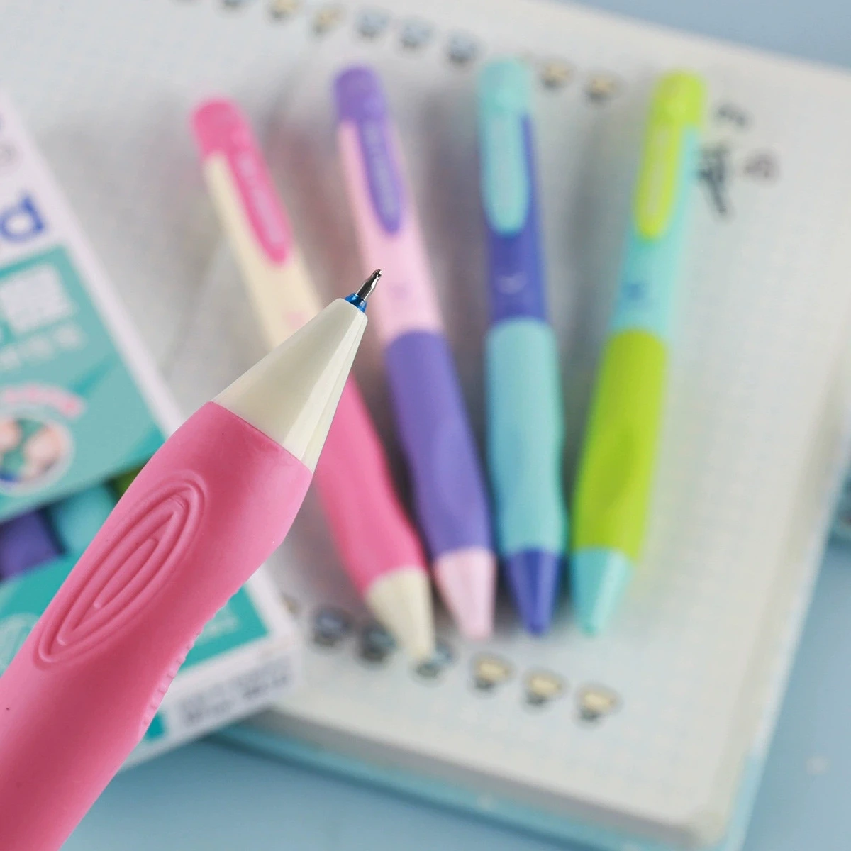 Retractable Erasable Gel Pens, Fine Point 0.5 mm, Make Mistake Disappear, Blue Ink for Note Taking and Crossword Puzzles image 4