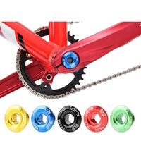 MTB Aluminum Alloy CNC Screw Mountain Bike Crank Cover Screws M18/M19/M20 Bolt For SHIMANO Iamok