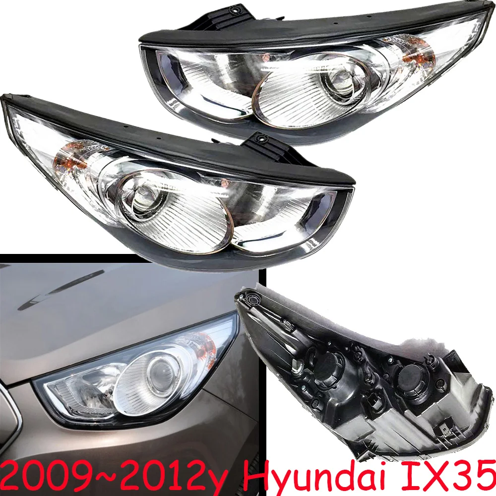 

1pcs car bumper Tucson headlamp For Hyundai IX35 headlight 2009~2012y car accessories head lamp for Hyundai IX35 fog lamp