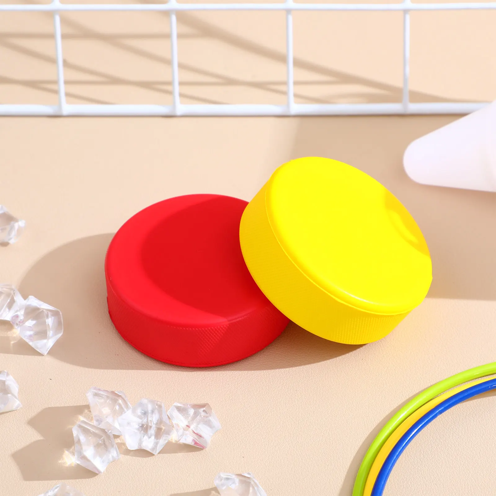 12pcs-lightweight-pu-hockey-pucks-realistic-practice-pucks-indoor-outdoor-training-sports-skill-development-hockey-puck