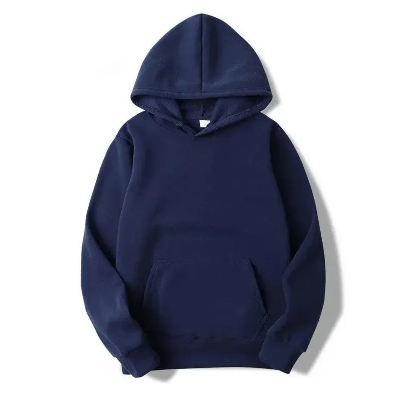Plain Pullover Flee…