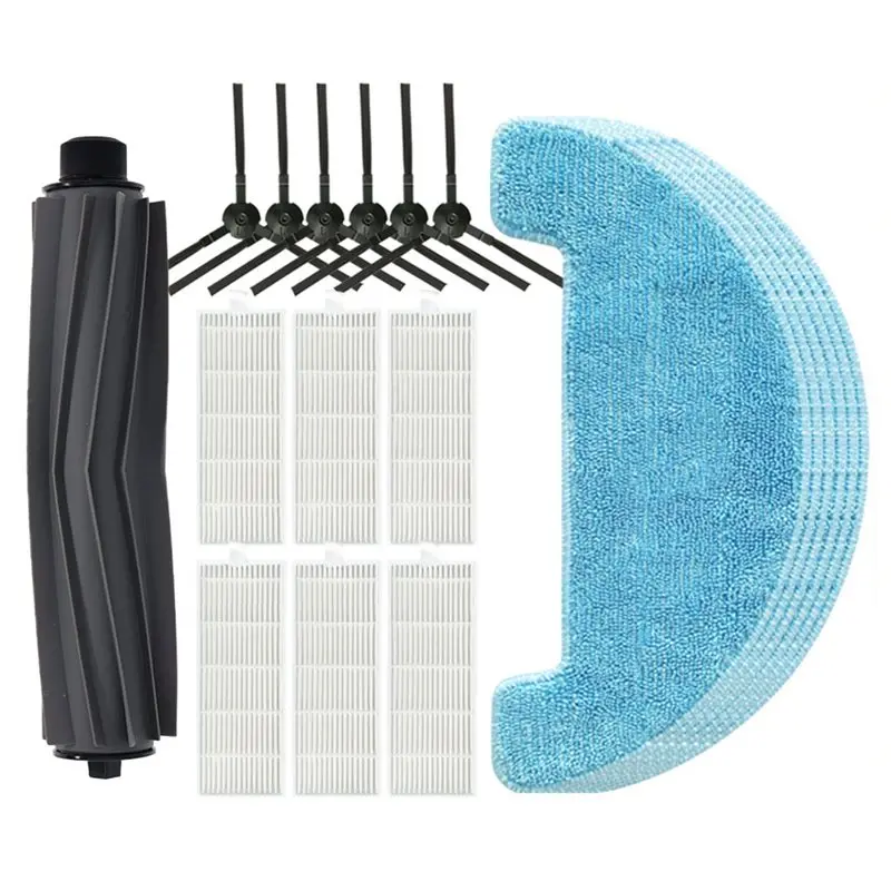 IALJ-Compatible Replacement Parts For Osoji 950 680 870 990- Main Side Brush& HEPA Filter 19PCS Kit