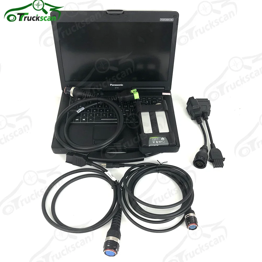 

Ноутбук CF53 Original Vocom II 88890400 2.8.150 PTT Premium Tech Tool Vocom2 WIFI DEV2 Диагностический инструмент для тяжелых грузовых сканеров