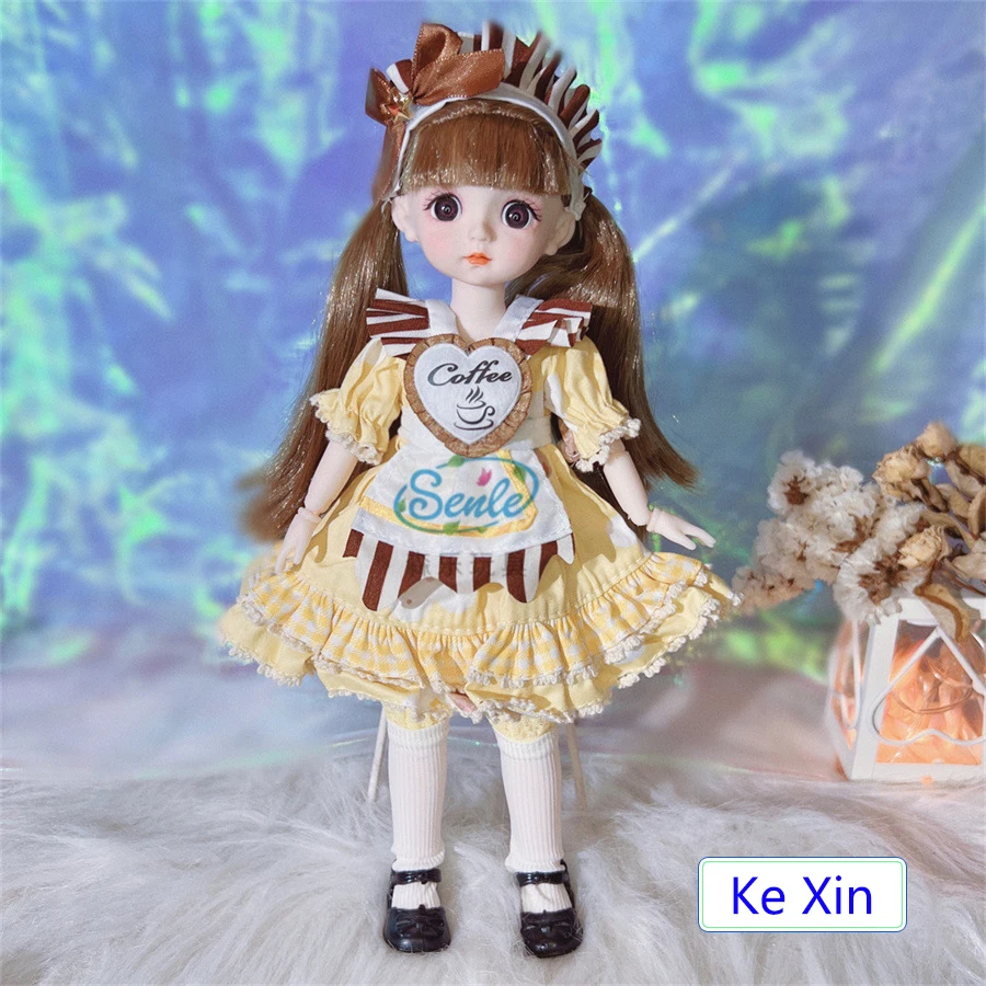 30 cm Puppe mit Kleidung für Kinderspielzeug Mädchen 6 bis 10 Jahre 1/6 Kleidung für BJD-Puppen Puppenhaus-Zubehör – Detail 12
