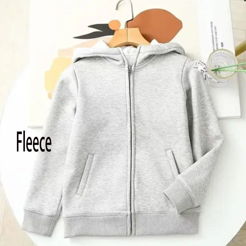 Women Hoodie  Jackets No Fleece and fleece Sweatshirts Leisure Sporty Coat