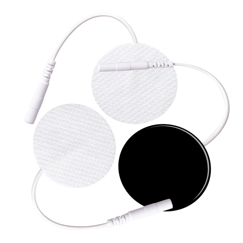 50/100Pcs 3cm Round Non-woven Electrode Pads For Tens EMS Muscle Stimulator Acupuncture Massager Reusable Massage Sticker Health