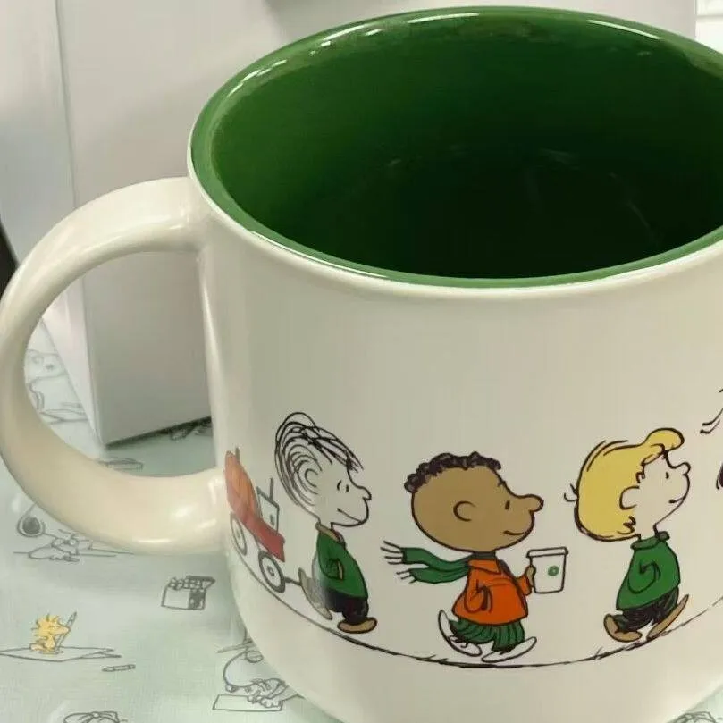 In Stock Cute Snoopy Mug High Quality Ceramic Cup Office Collectible Water Cup Trendy Collectible Birthday Gift