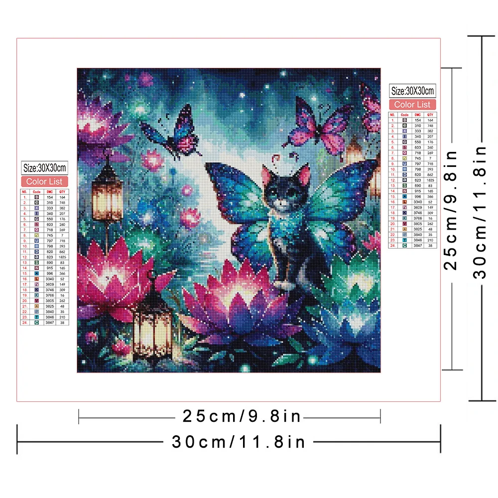 AZQSD 5D DIY Diamond Painting Colorful Flower AB Drill Cross Stitch Kits Embroidery Full Sets Landscape Wall Decorative