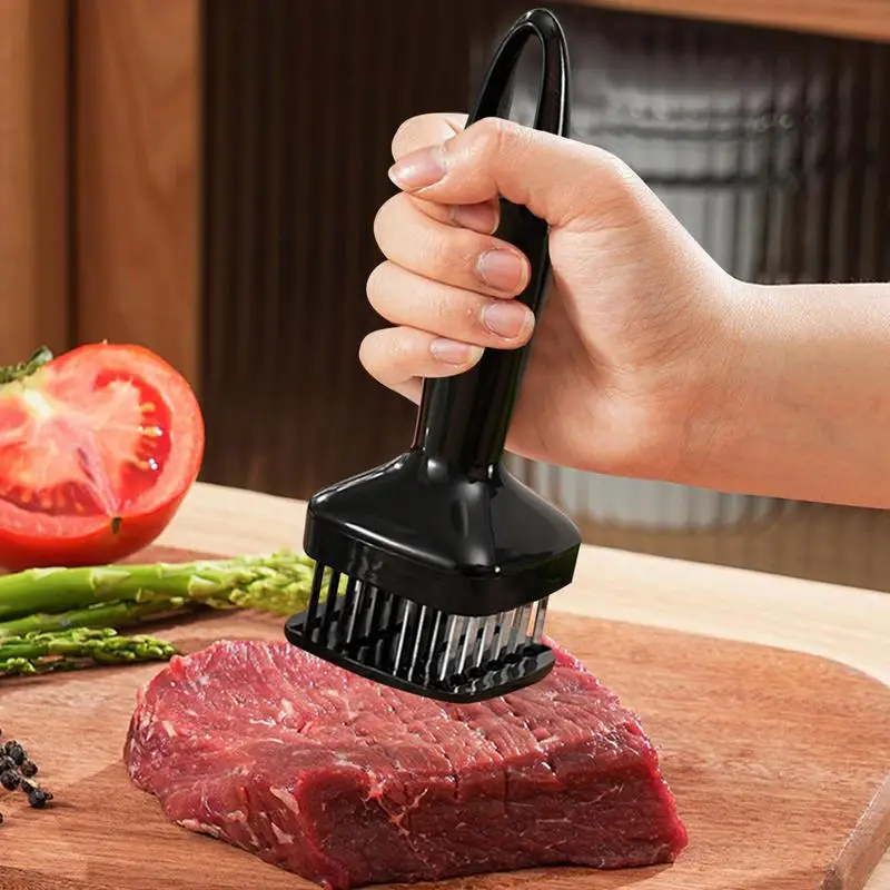 1Pc Meat Tenderizer Needle Stainless Steel Meat Tenderizer Hammer Steak Pork Turkey Poultry Hammer Kitchen Cooking Accessories