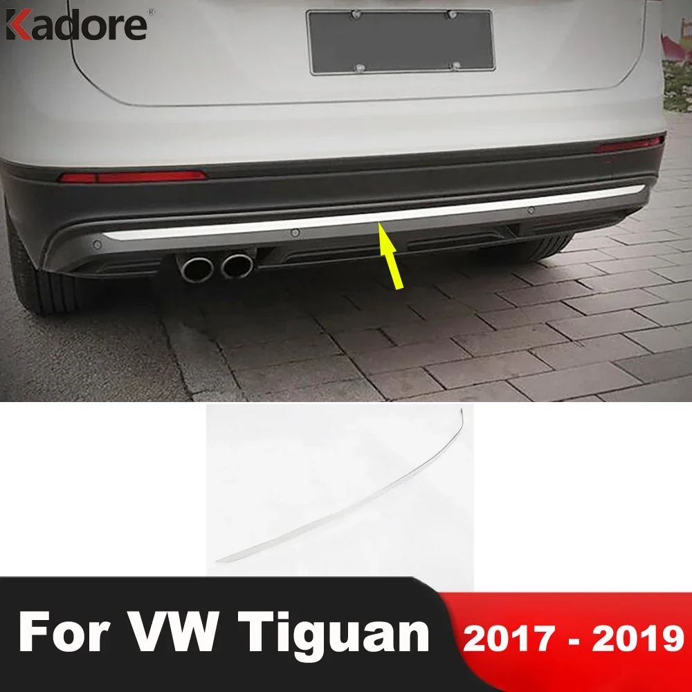 Chrome Rear Trunk Tailgate Molding Cover Trim – Fits VW Tiguan 2017-2019