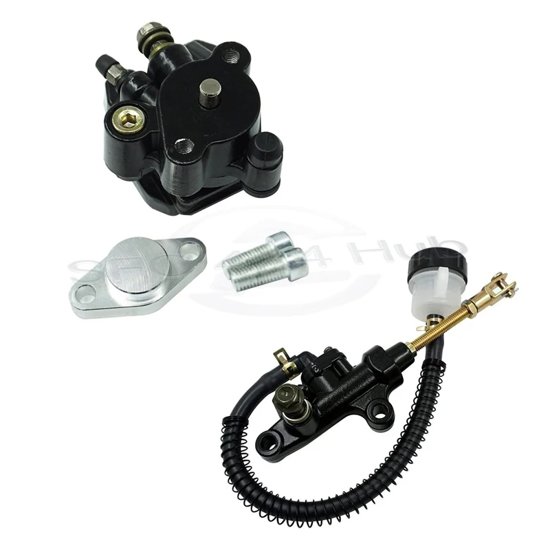 

Rear Brake Caliper Kit with Rear Master Cylinder for Yamaha Banshee 350 YFZ350 Warrior 350 1UY-2580W-01-00 29L-25850-51-00