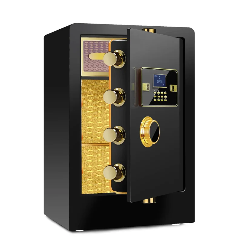 

Умный высококачественный сейф для отпечатков пальцев, стальной огнестойкий сейф, умный высококачественный сверхмощный сейф