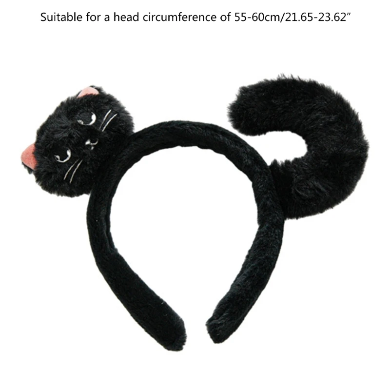 Sweet Style Haartouw Anti-Slip Haarband Voor Kinderen Punk Cat & Bat Wing Vorm Haarband En Elastisch Haar Touw Voor Cosplay