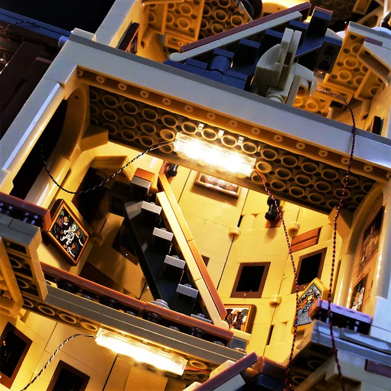 Kit d'éclairage LED pour château de Poudlard LEGO 76454, la tour principale, cadeau de noël (blocs de construction non inclus, Kits de briques, ensembles de modèles)