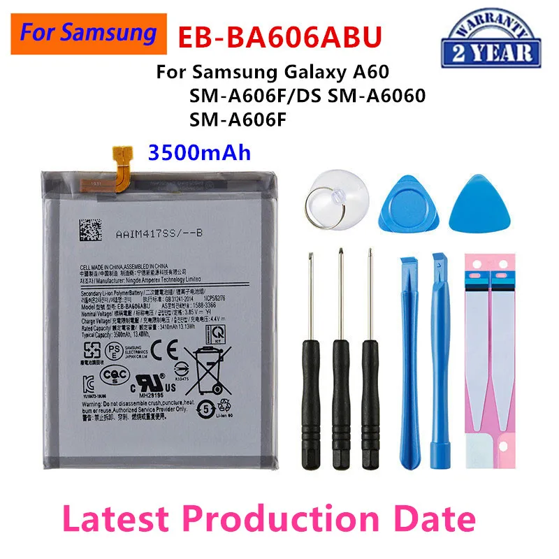 

Brand New EB-BA606ABU 3500mAh Battery For Samsung Galaxy A60 SM-A606F/DS SM-A6060 SM-A606F Batteries+Tools