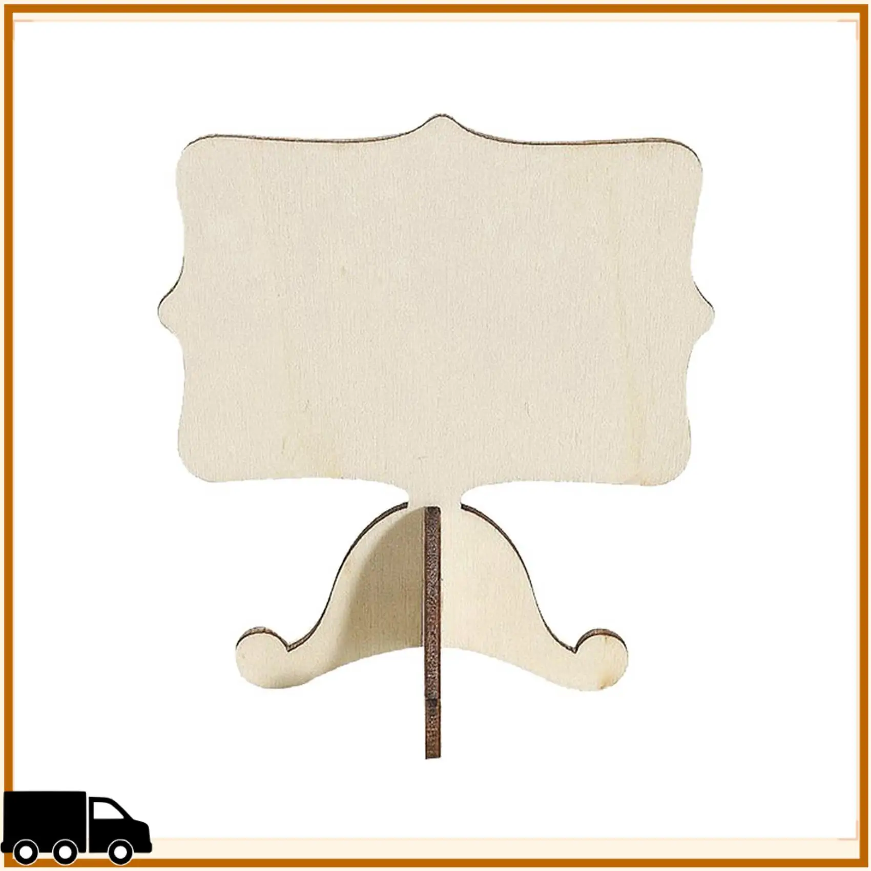 

A35M-30 Pack Mini Chalkboards Place Cards With Easel Stand - Wood Rectangle Small Chalkboard Signs For Wedding, Parties