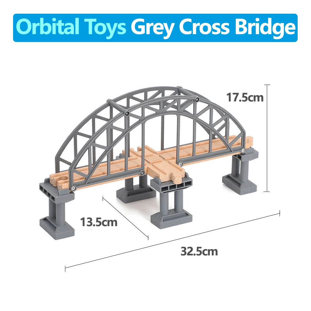 Edwone trilho elétrico tmas o trem brinquedo geral pista cena peças pista ponte série educacional menino/crianças brinquedo s29