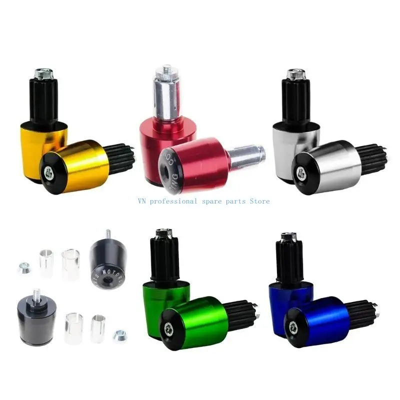 41XA ฝาครอบปลายแฮนด์รถจักรยานยนต์อลูมิเนียมอัลลอยด์สากลป้องกันการกัดกร่อนติดตั้งง่าย