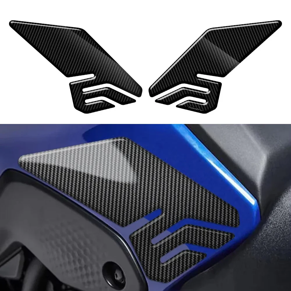 Motorcycle Fuel Tank Anti-Slip Mat For Yamaha MT-07 MT07 2021-2024 Side Tank Pad Protective Gas Knee Grip Traction Sticker