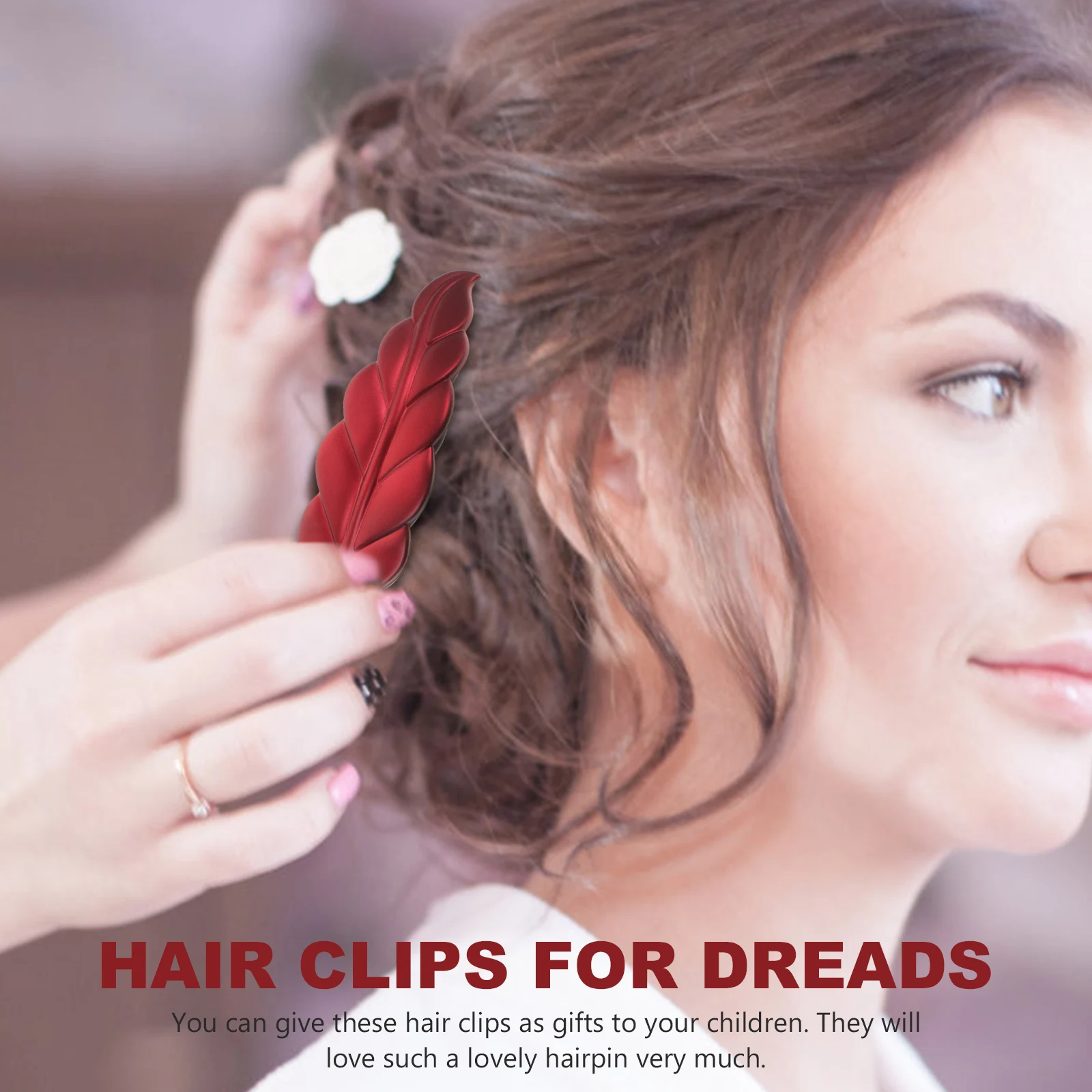 

6 Pcs Matte Colored Hair Clips Large Size Leaf Shape Barrettes Lovely Girls Women Kids Hair Accessories Mixed Colors