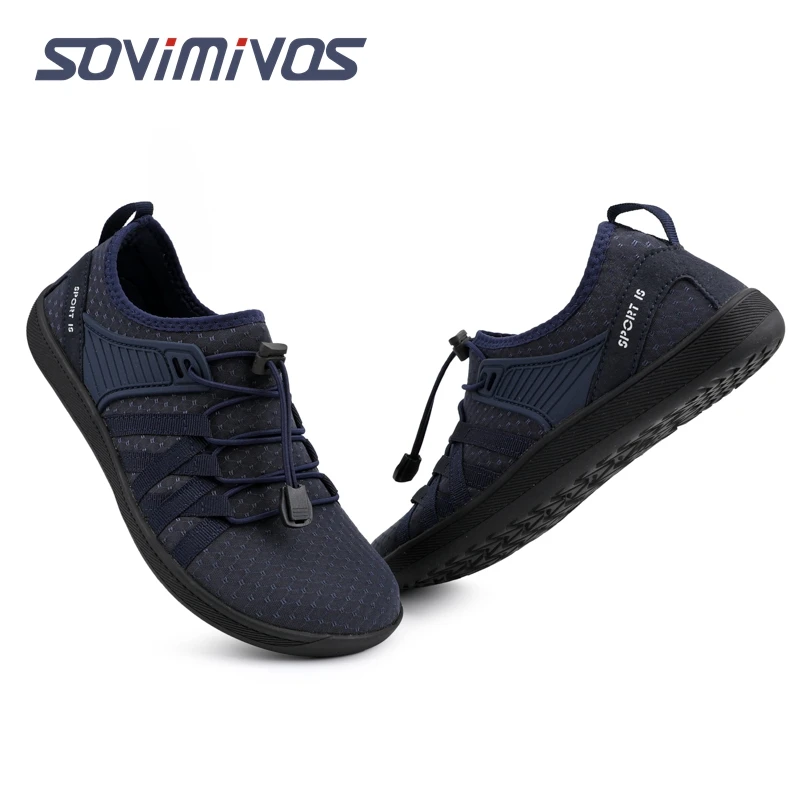 

Man Barefoot Shoes Wide Toe Box Walking Sneakers Unisex Minimalist Zero Drop Shoe Cross-Trainer Footwear Barefoot Large Size New