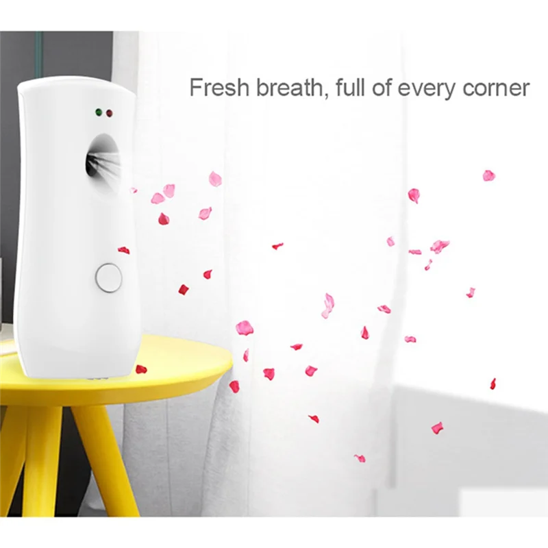 Máquina automática de pulverización de aroma, pulverizador de aroma temporizado, pulverización de aroma inteligente, limpieza de olores temporizada para baño de hotel, negro